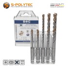 SDS plus QX-4 hammer drill bit set for reinforced concrete