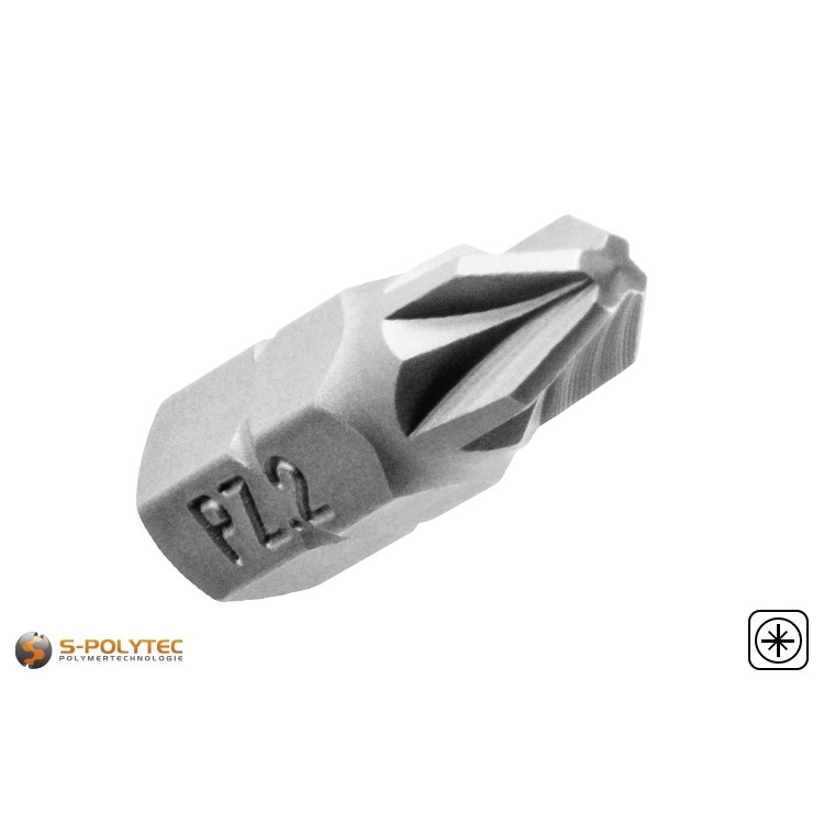 Our Pozidriv<sup>®</sup> bits are available in three variants of PZ1, PZ2 and PZ3