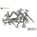 Vorschaubild The light grey screws for HPL panels in Winter Grey are made of A4 stainless steel