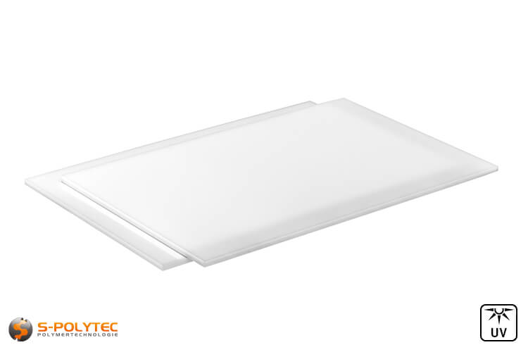 Our opal acrylic sheets for whiteboards in frosted glass look with backlighting in desired size