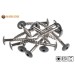Vorschaubild The dark grey screws for HPL panels in Steel Grey are made of A4 stainless steel