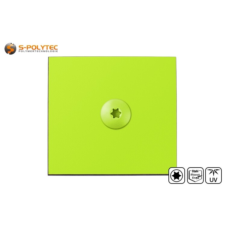 The facade screws are suitable for fastening panels to wooden substructures