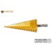 Vorschaubild The HSS step drill made of steel has a titanium nitride coating for optimal durability and heat resistance