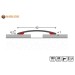 Vorschaubild The stainless steel floor profile with self-adhesive has a width of 40mm and a length of 100cm