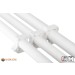 Vorschaubild Aqua-Plus PP-R pipe clips in white for surface mounting of PP-R pipes in various sizes.