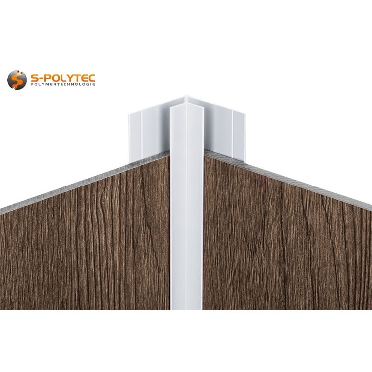 The anodised inside corner profiles in aluminium silver are made of aluminium (EN AW 6063 T6) and are UV and weather resistant