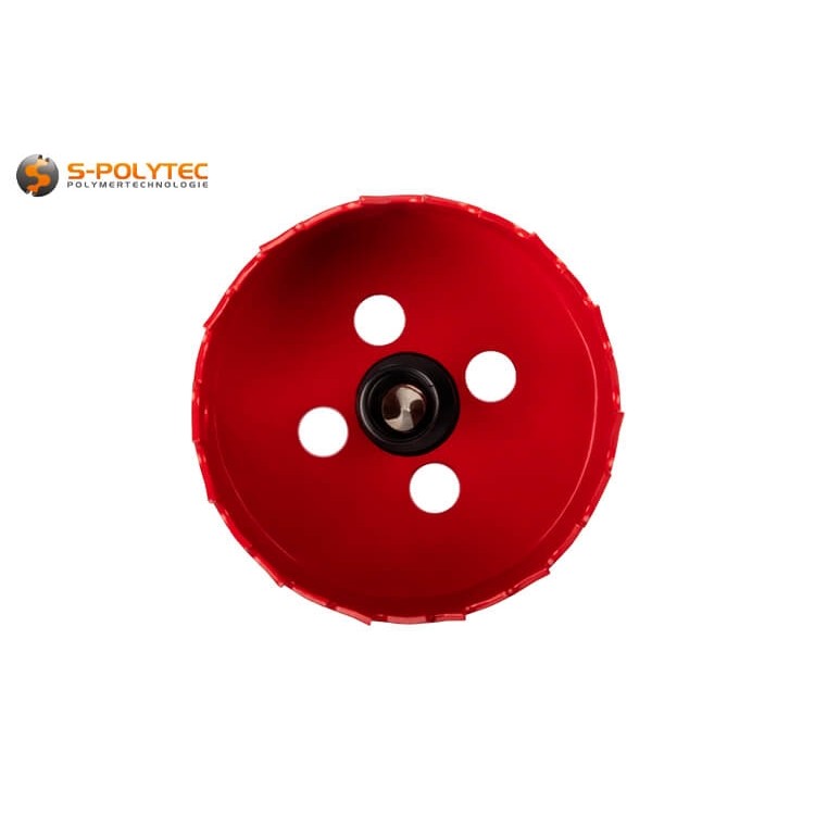 The 6mm centre drill made of ground HSS steel can be replaced very easily