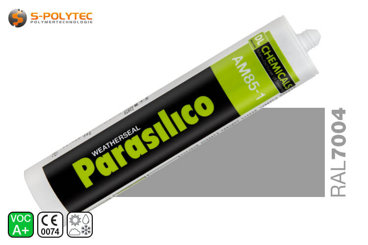 Silicone Parasilico AM-85-1 T in light-grey RAL 7004