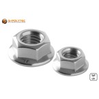 Buy matching Flange nuts (galvanised steel) directly with it