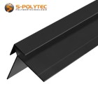 The anthracite grey aluminium corner profiles are suitable for connecting panels with a thickness of 3 mm, 6 mm or 8 mm around external corners