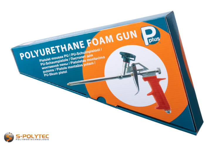 The foam gun P-Plus is suitable for processing 1C PU foams