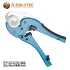 The Högert ERGO Grip pipe cutter for plastic pipes and aluminium composite pipes cuts pipes up to Ø 42mm