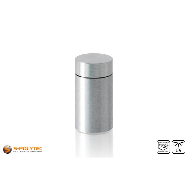 Wall spacer stainless steel 10x15mm screwable version