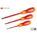 Vorschaubild The set contains three insulated slotted screwdrivers in the sizes 2.5mm, 4mm and 5.5mm	