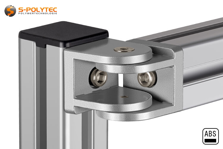 The black plastic end cap for our aluminium construction profiles is available in different sizes