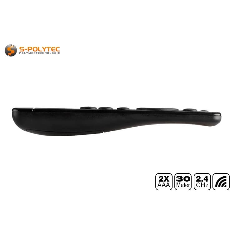 The wireless remote control for the S-Polylight LED power controller is ideal as a replacement or second remote control