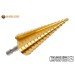 Vorschaubild The high-quality step drills made of HSS steel create precise holes in 15 steps from 4mm to 32mm in diameter
