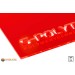 Vorschaubild Acrylic glass red fluorescent (Lasercut)