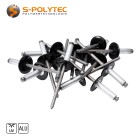 Facade rivets black (RAL 9005)