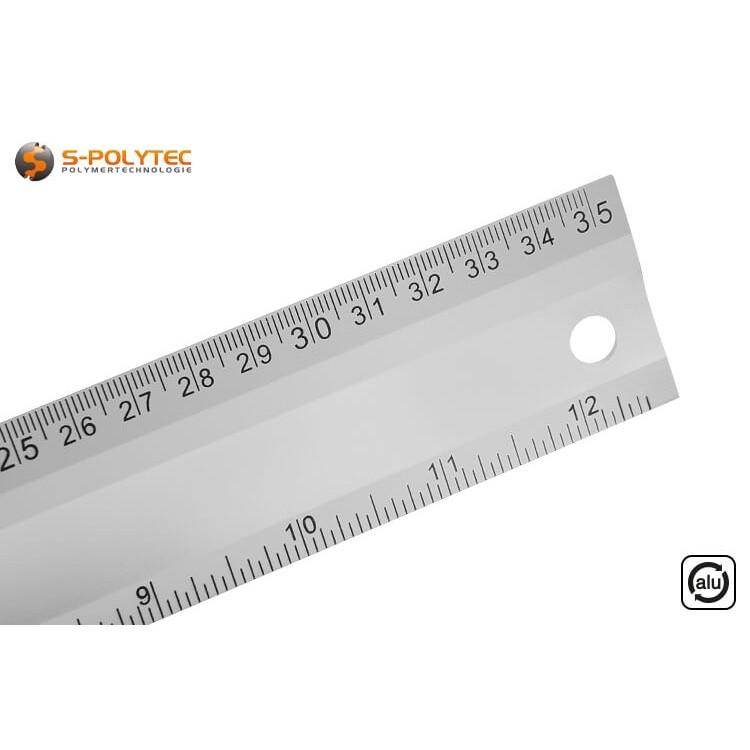 The anodised aluminium handle ensures an optimal grip