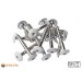 Vorschaubild HPL screws light grey (RAL 7035)