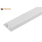 Buy matching Aluminium H-profile white (RAL 9016) directly with it