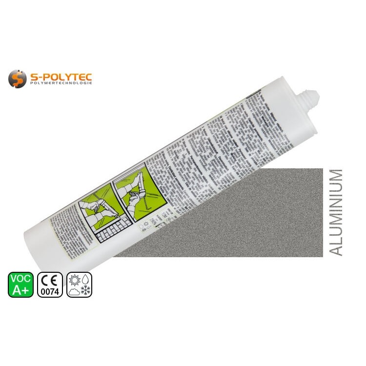 Professional Silicone Parasilico AM-85-1 T in aluminium silver