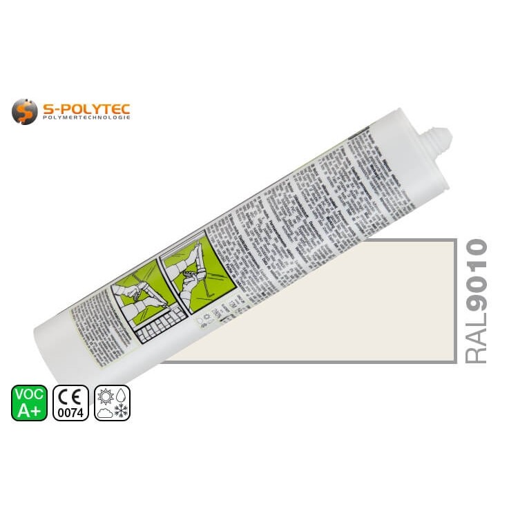 Silicone Parasilico AM-85-1 pure white RAL9010 for in and outdoor use