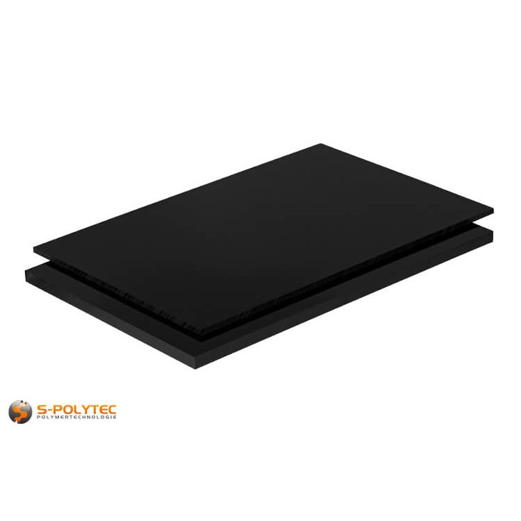 ABS sheets black cut to size with thicknesses from 1mm-10mm