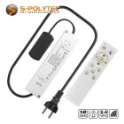 S-Polylight LED SmartHome controller with integrated WiFi module for control via app or voice command