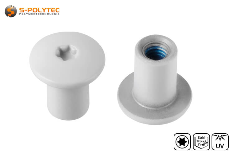 The threaded sleeve with a head diameter of 14mm has a Torx drive in size T20 (ISR20)