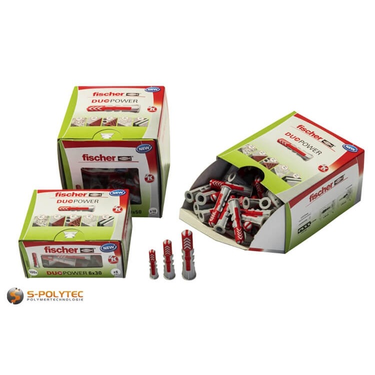 fischer universal plug duoPower for all building materials in normal version in various diameters