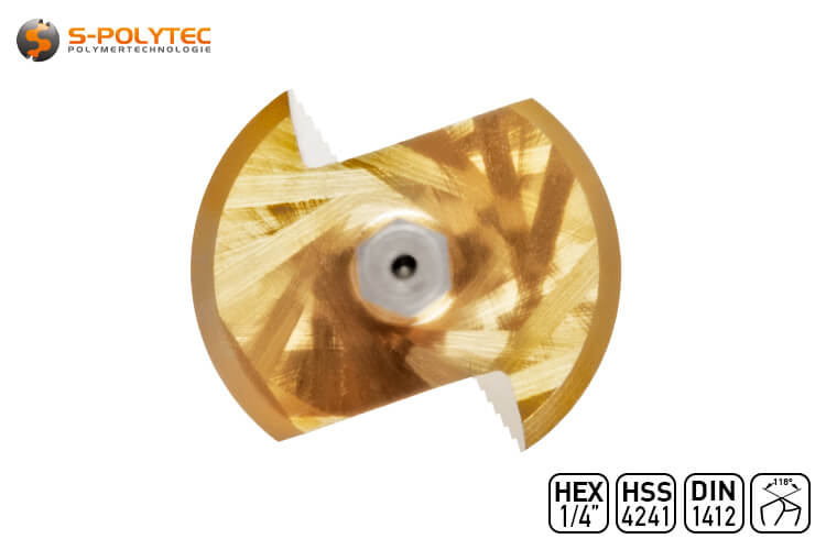 Thanks to the HEX bit holder, the step drill can be used with all standard keyless drill chucks