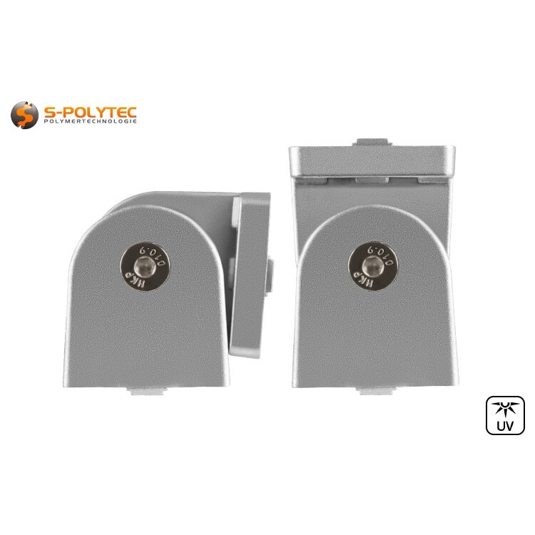 The angle of the profile connections can be flexibly adjusted from minus 90 degrees to plus 90 degrees