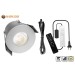 Vorschaubild S-Polylight outdoor LED recessed spotlights in a complete set with 4, 6, 8, 10 or 12 spots in silver lacquer finish