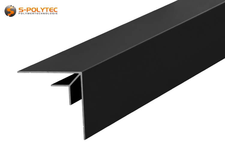 We offer the aluminium corner profiles in anthracite (RAL7016) for 90 degree inside corners in 2000mm length, 1000mm length or cut to size