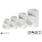 Buy matching Aqua-Plus PP-R T-piece in white directly with it