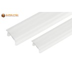 Buy matching PVC cover strips for construction profiles (opal) directly with it