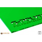 Acrylic glass green laser-cut