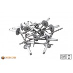 Buy matching Facade rivets dusty grey (RAL 7037) directly with it
