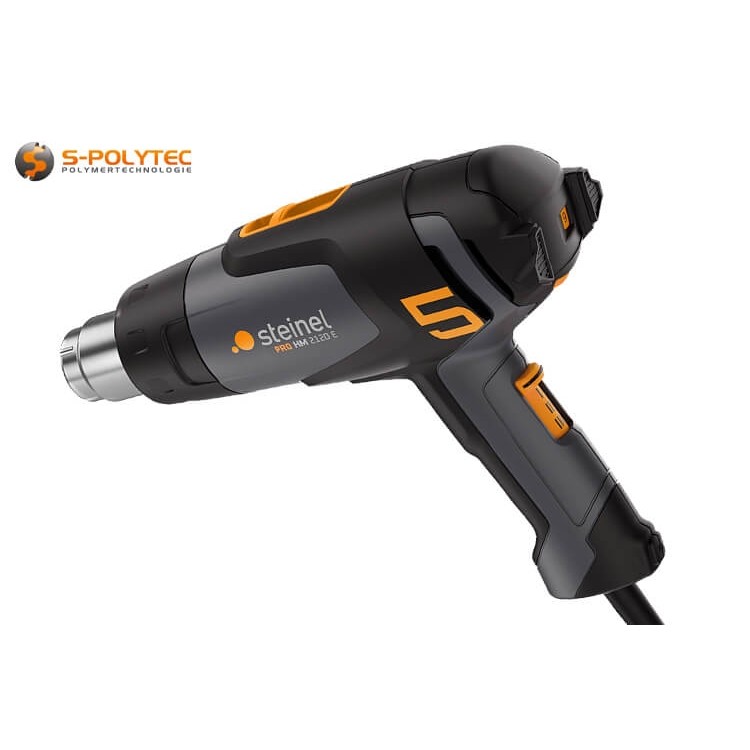 Prof-hot-air blower with a 9-step temperature setting in a range from 80°C to 630°C