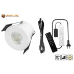 Buy matching Outdoor LED-spotlight-set white (3000K, warm white) directly with it