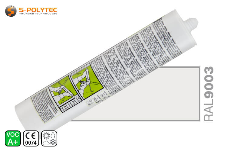 professional silicone Parasilico AM-85-1 T white RAL 9003