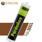 Silicone Parasilico AM-85 lightbrown in RAL8003 (clay brown)