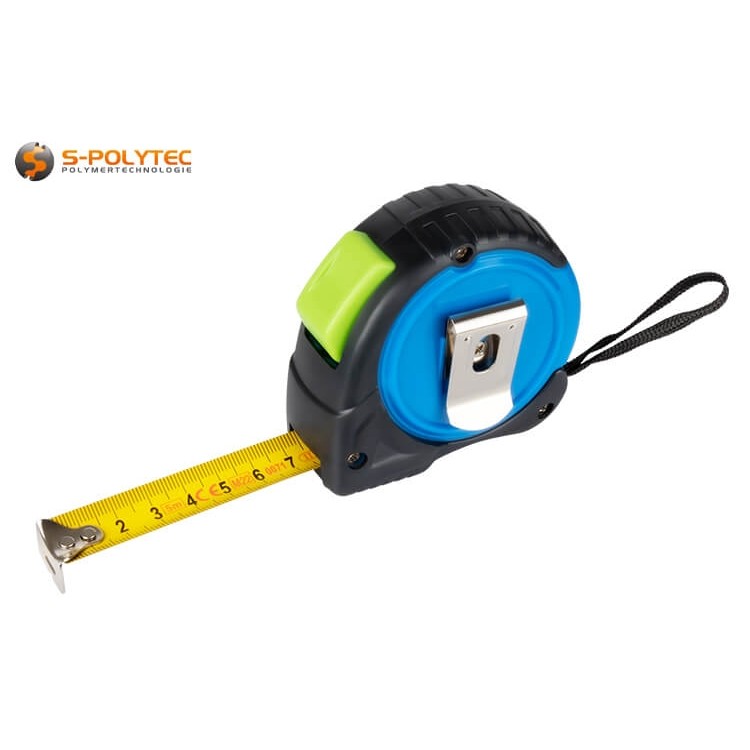 Högert 5 metre tape measure with nylon coating for maximum abrasion resistance of the 19mm wide, curved tape measure