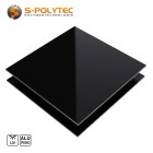 Aluminum composite panels with one-sided matt, one-sided glossy surface