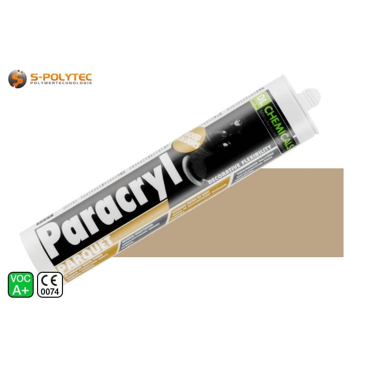 Paracryl Parquet Dark Beige 310ml - Parquet acrylic for wooden floors, for example pine, chestnut, cherry, walnut and many more