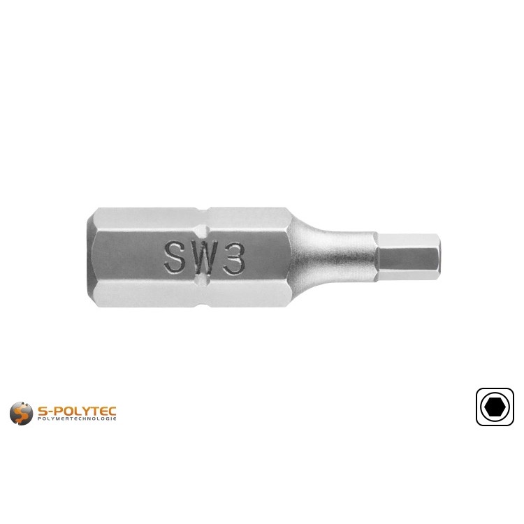 Our cross bits made of S2 steel for Phillips screws impress with their enormous service life