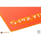 Buy matching Acrylic glass orange fluorescent laser-cut directly with it