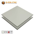 HPL sheet RAL7035 light grey low flammability with ETB fall protection in 6mm or 8mmmm